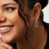 Ana Luisa Ash dubbele hoepeloorbellen