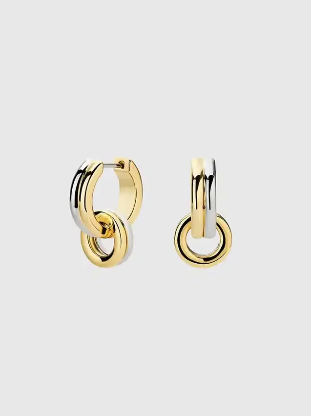 Ana Luisa Asher Drop Huggie-oorbellen