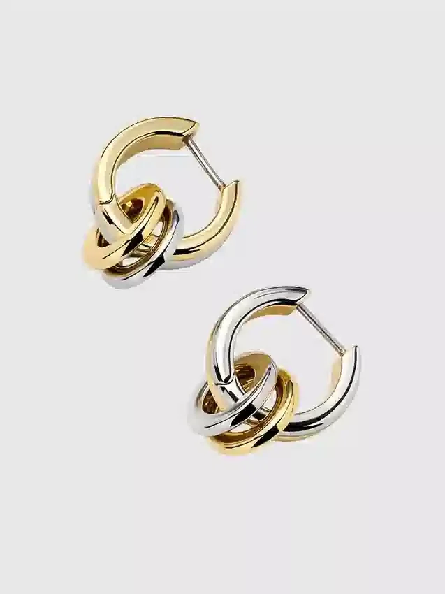 Ana Luisa Asher Drop Huggie-oorbellen