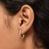 Ana Luisa Brynley Mini Micropave gouden hoepels