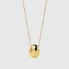 Ana Luisa gouden mini-kiezelsteenhanger