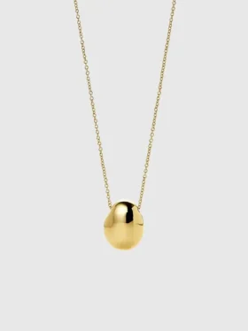 Ana Luisa gouden mini-kiezelsteenhanger