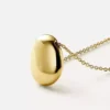 Ana Luisa gouden mini-kiezelsteenhanger
