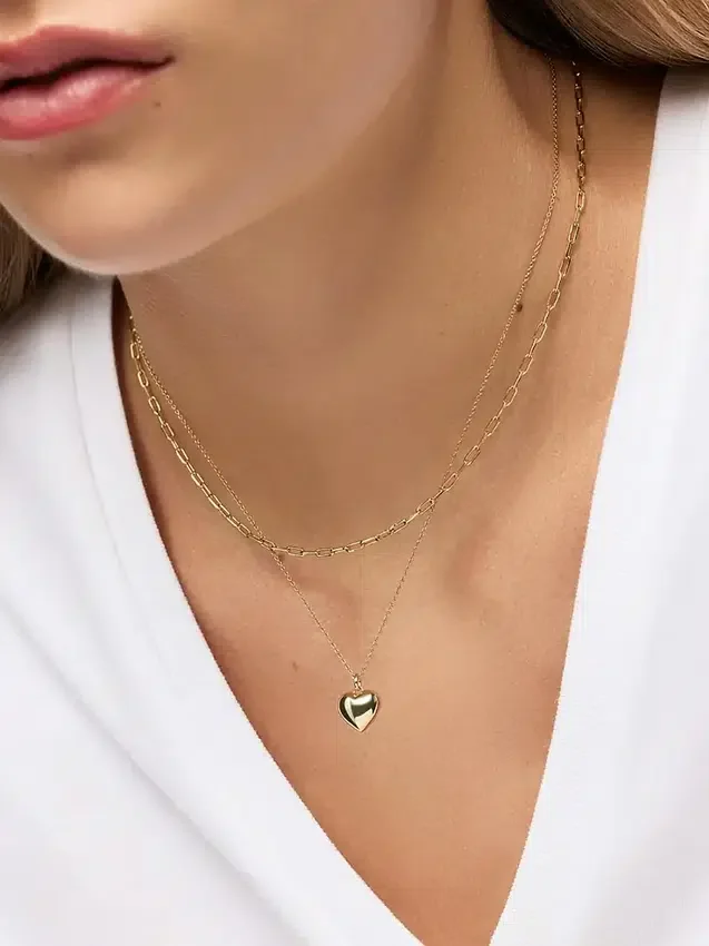 Ana Luisa Lev ketting met klein hartje