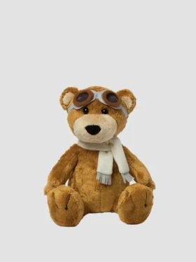 Aviator-knuffelbeer van 8 inch