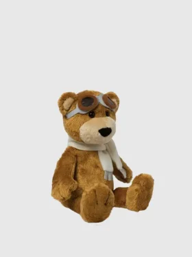 Aviator-knuffelbeer van 8 inch