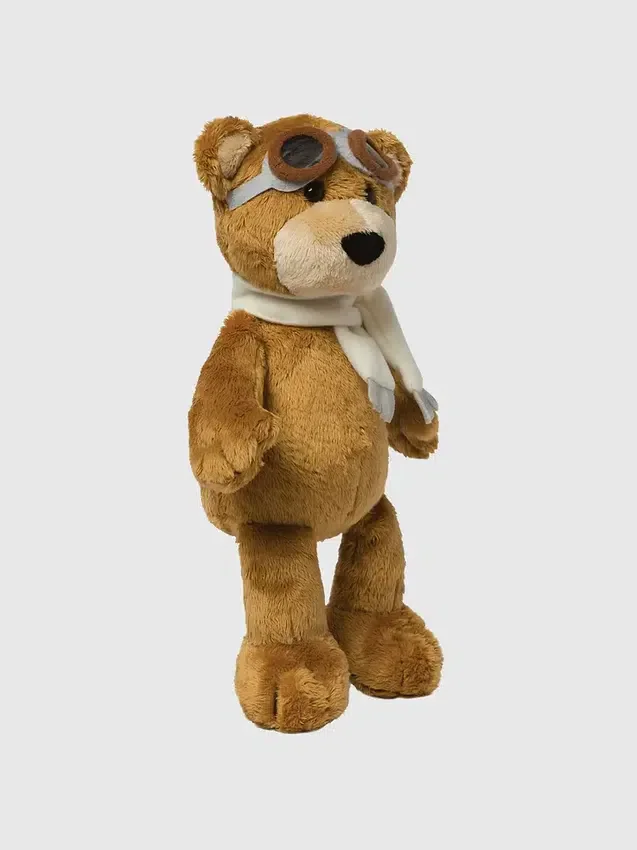 Aviator-knuffelbeer van 8 inch