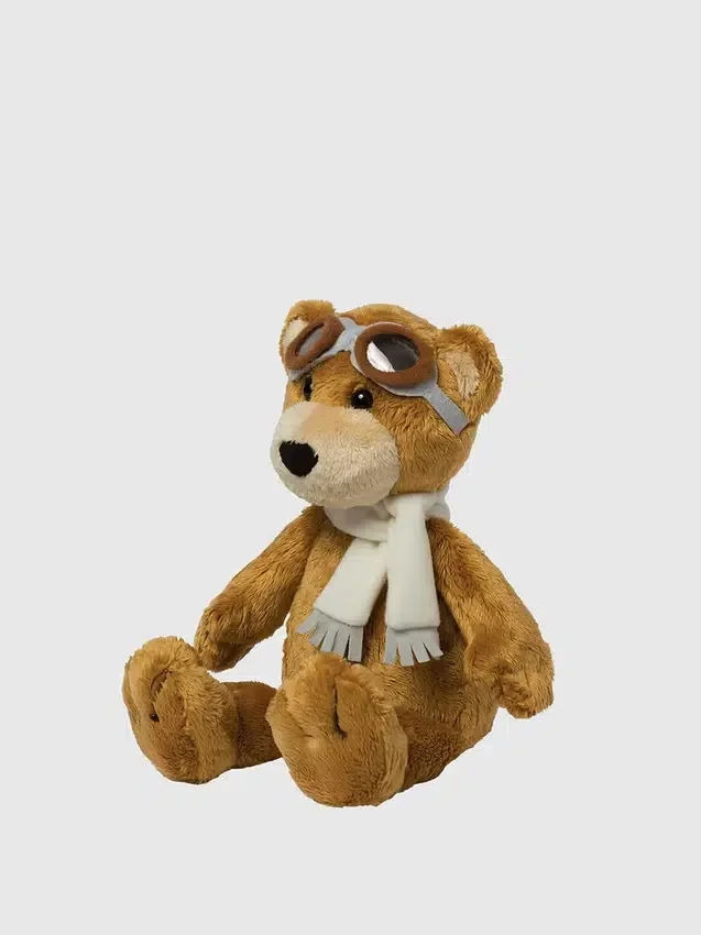 Aviator-knuffelbeer van 8 inch