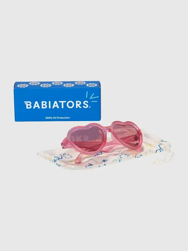 Babiators-zonnebrillen voor peuters en kinderen met hartjesmotief