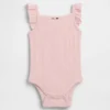 Baby-body met pointelle-rib