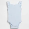 Baby-body met pointelle-rib