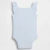 Baby-body met pointelle-rib