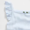 Baby-body met pointelle-rib