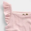 Baby-body met pointelle-rib
