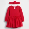 Baby-bodypakje met tule-trui en jurk
