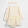 Baby-bodypakje met tule-trui en jurk