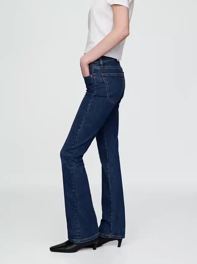 Baby Boot-Jeans met middelhoge taille