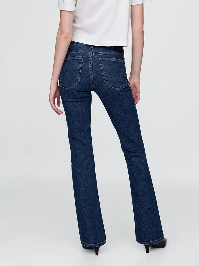 Baby Boot-Jeans met middelhoge taille