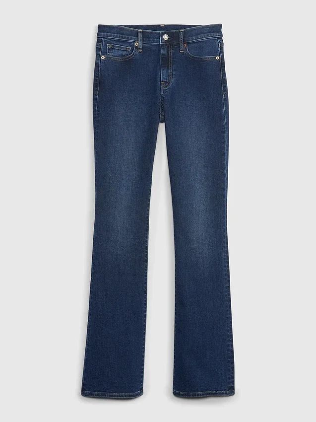 Baby Boot-Jeans met middelhoge taille