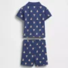 Baby Brannan Bear piqué-polo set