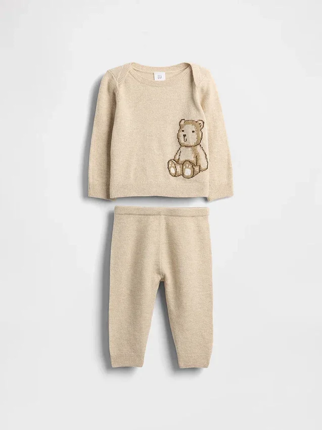 Baby CashSoft Brannan Bear-truienset
