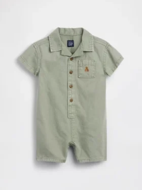 Baby-denim boxpakje met zakken