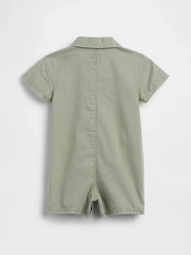 Baby-denim boxpakje met zakken
