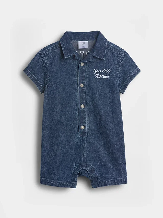 Baby-denim shorty-boxpakje met Gap Logo