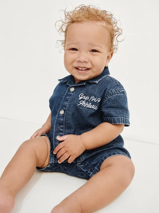 Baby-denim shorty-boxpakje met Gap Logo
