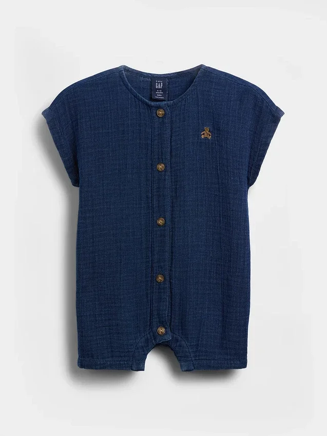 Baby-denim-shorty-boxpakje van katoenen gaas