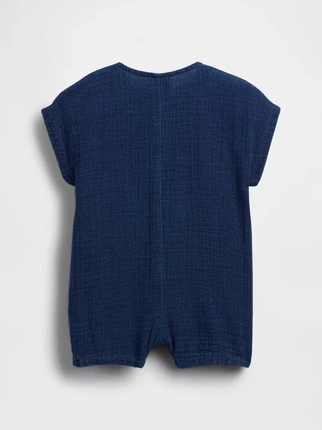 Baby-denim-shorty-boxpakje van katoenen gaas