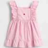 Baby-denimjurk met hartjes