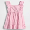 Baby-denimjurk met hartjes