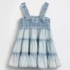 Baby-denimjurk met laagjes