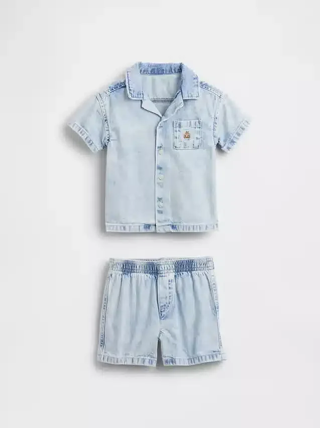 Baby-denimoutfitset