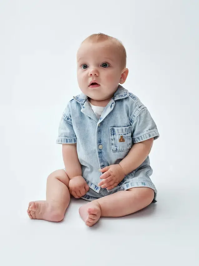 Baby-denimoutfitset