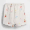 Baby First Favorites biologisch katoen Beach Bear-korte broek