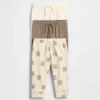 Baby First Favorites biologisch katoenbroeken met elastische taille (3-pack)