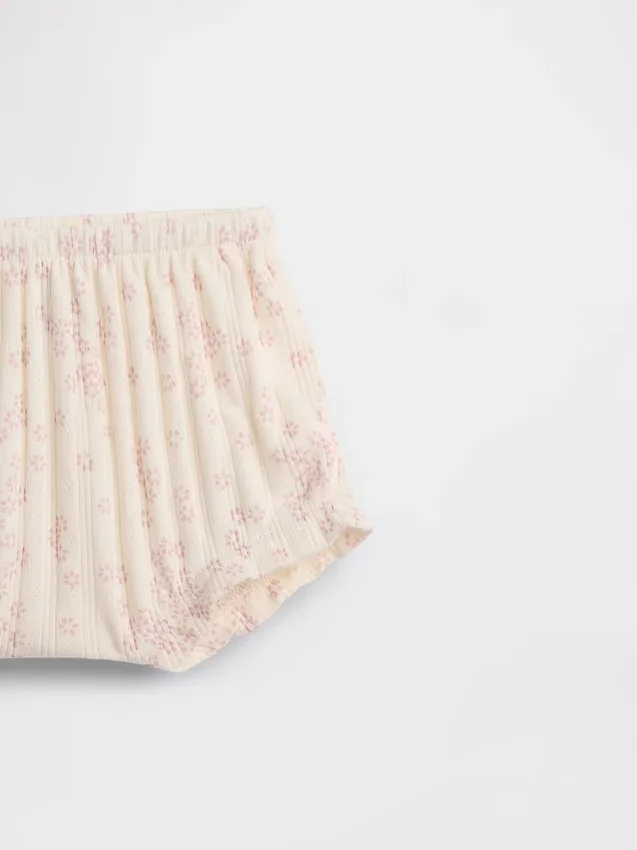 Baby First Favorites bloemenbloemertje van pointelle-rib