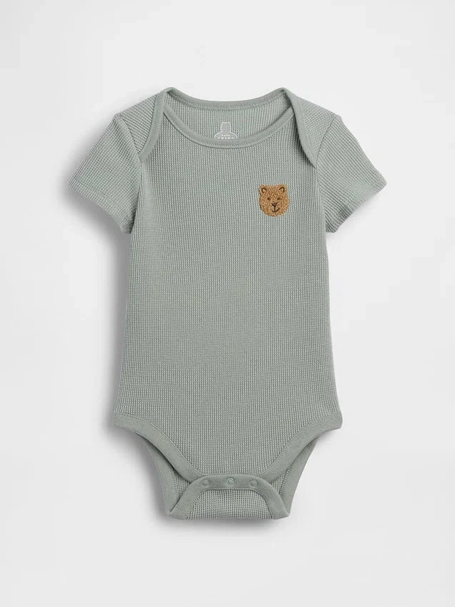 Baby First Favorites-body met wafelstructuur