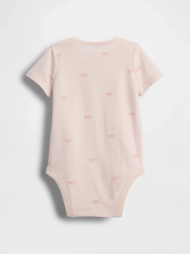 Baby First Favorites Body's met strikje van biologisch katoen