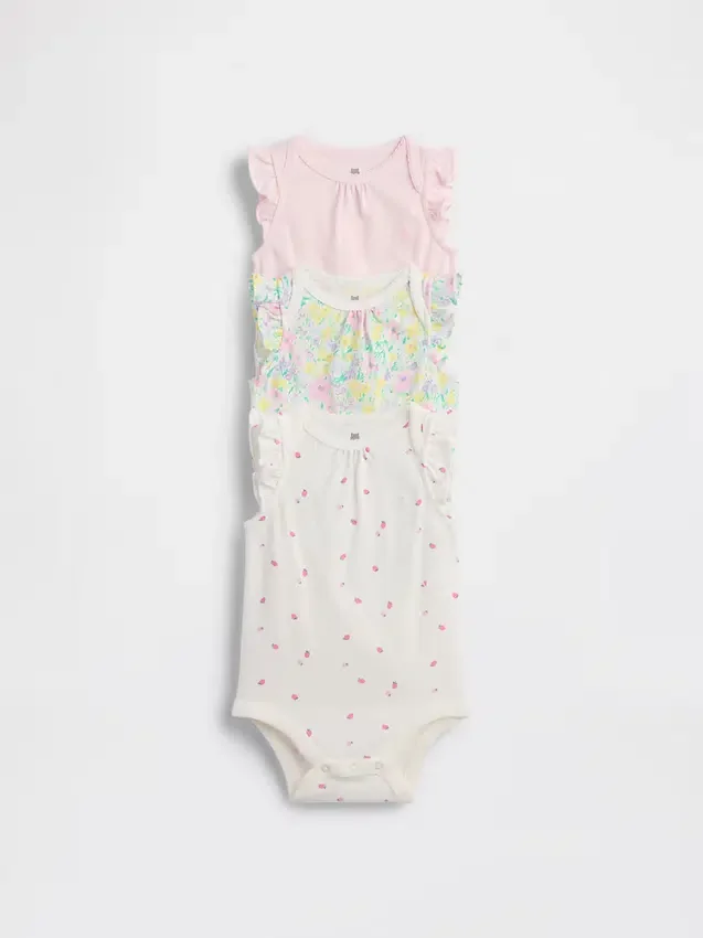 Baby First Favorites Body's van biologisch katoen (3-pack)