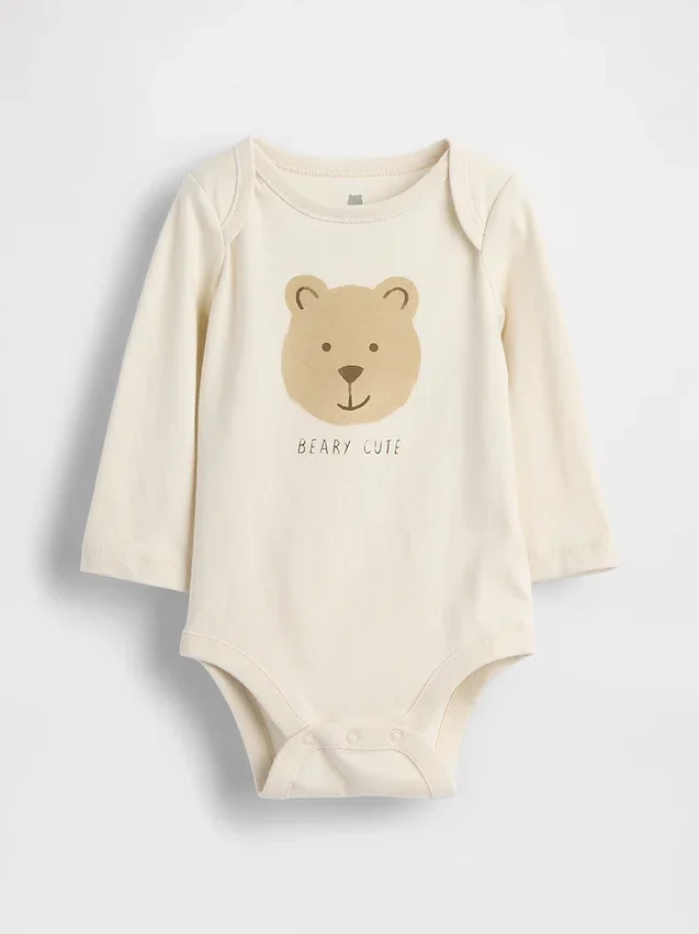 Baby First Favorites Body's van biologisch katoen met print