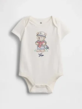Baby First Favorites Body's van biologisch katoen met print