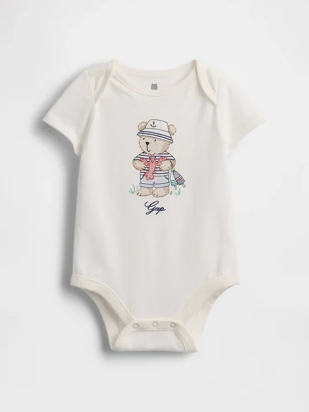 Baby First Favorites Body's van biologisch katoen met print