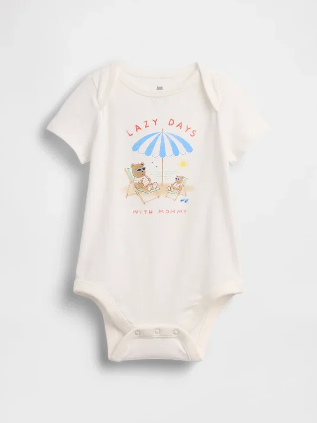 Baby First Favorites Body's van biologisch katoen met print