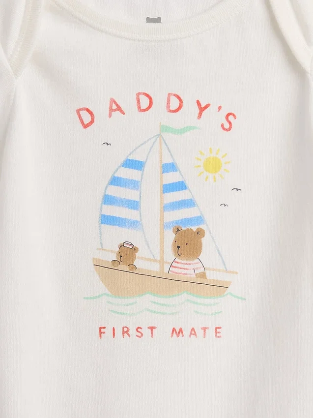 Baby First Favorites Body's van biologisch katoen met print