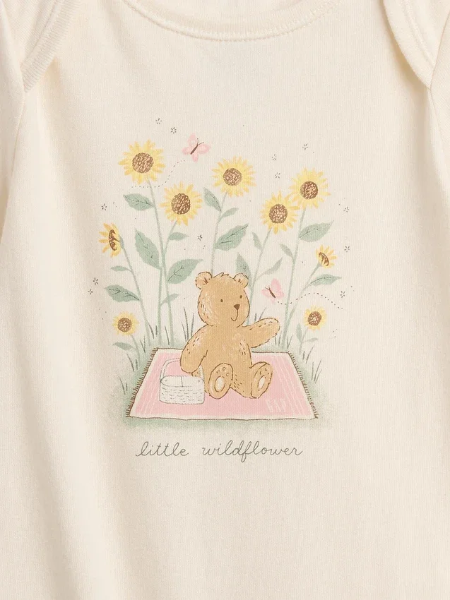 Baby First Favorites Body's van biologisch katoen met print