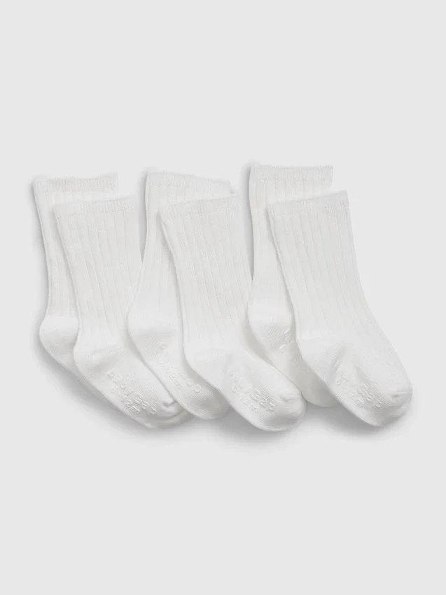 Baby First Favorites Crew-sokken (3-pack)