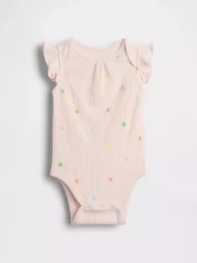 Baby First Favorites Tinyrib-Body met stippen